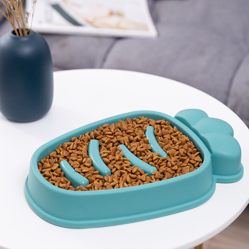 Slow Feed Dog Bowl for Large Dogs - Anti - Choke Design - Tail Wagger's Haven