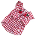 Summer Thin Checkered Shirt for Small Dogs - Tail Wagger's Haven