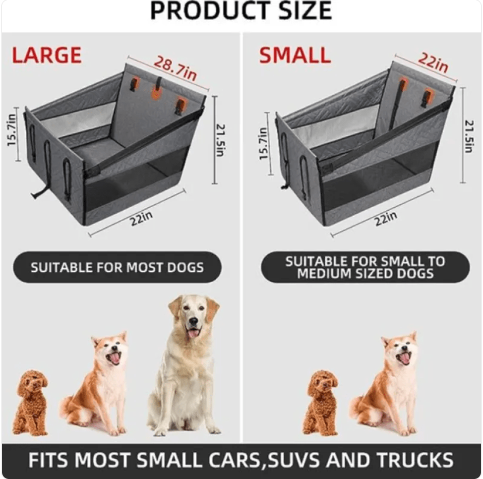 Waterproof & Dirt - Resistant Dog Bed for Car Travel - Tail Wagger's Haven