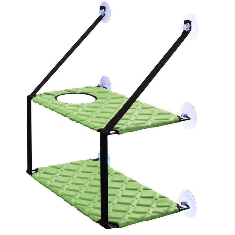 Window - Mounted Cat Hammock with Suction Cups (Single/Double) - Tail Wagger's Haven